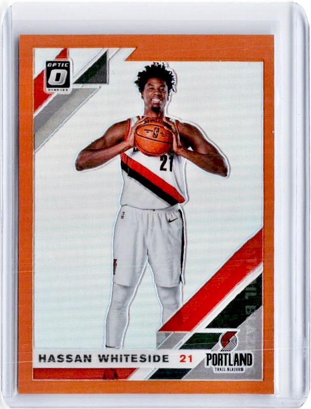 2019-20 Optic HASSAN WHITESIDE Orange Prizm 192/199-Cherry Collectables