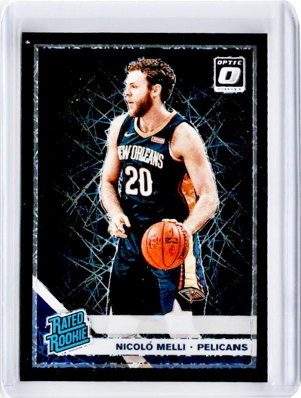 2019-20 Optic NICOLO MELLI Rated Rookie Black Velocity Prizm 8/39-Cherry Collectables