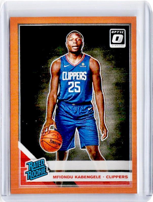 2019-20 Optic MFIONDU KABENGELE Rated Rookie Orange Prizm 175/199-Cherry Collectables