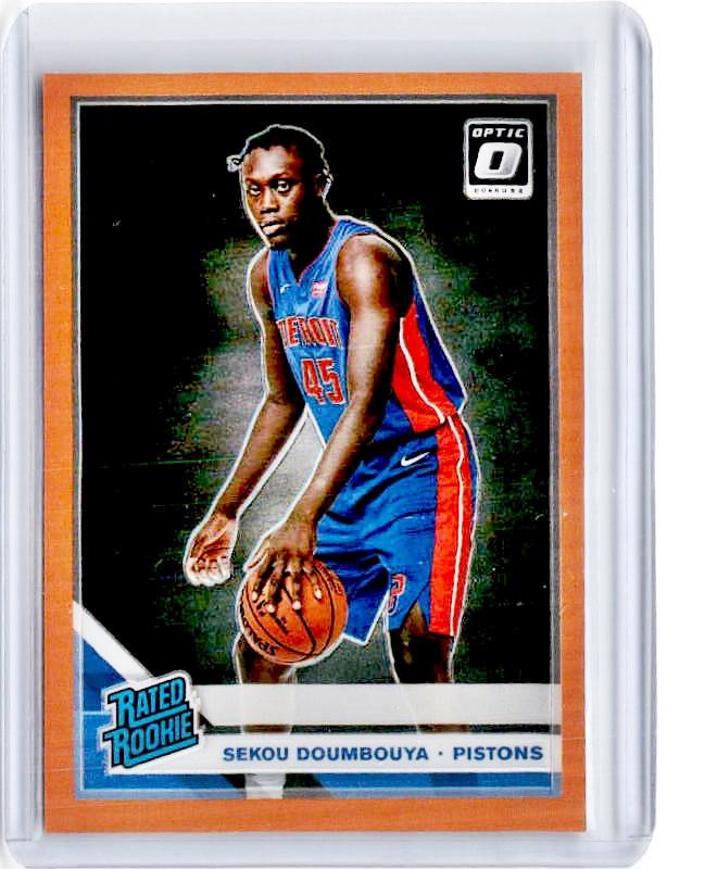 2019-20 Optic SEKOU DOUMBOUYA Rated Rookie Orange Prizm 182/199-Cherry Collectables