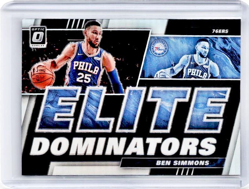 2019-20 Optic BEN SIMMONS Elite Dominators Silver Holo Prizm #18-Cherry Collectables