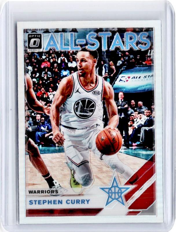 2019-20 Optic STEPHEN CURRY All Stars Silver Holo Prizm #4-Cherry Collectables