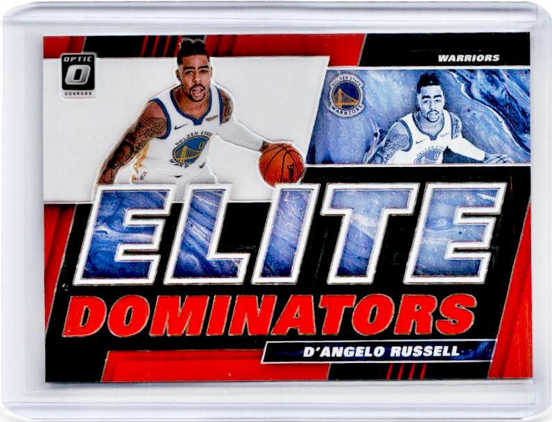 2019-20 Optic D'ANGELO RUSSELL Elite Dominators Red Prizm 54/99-Cherry Collectables