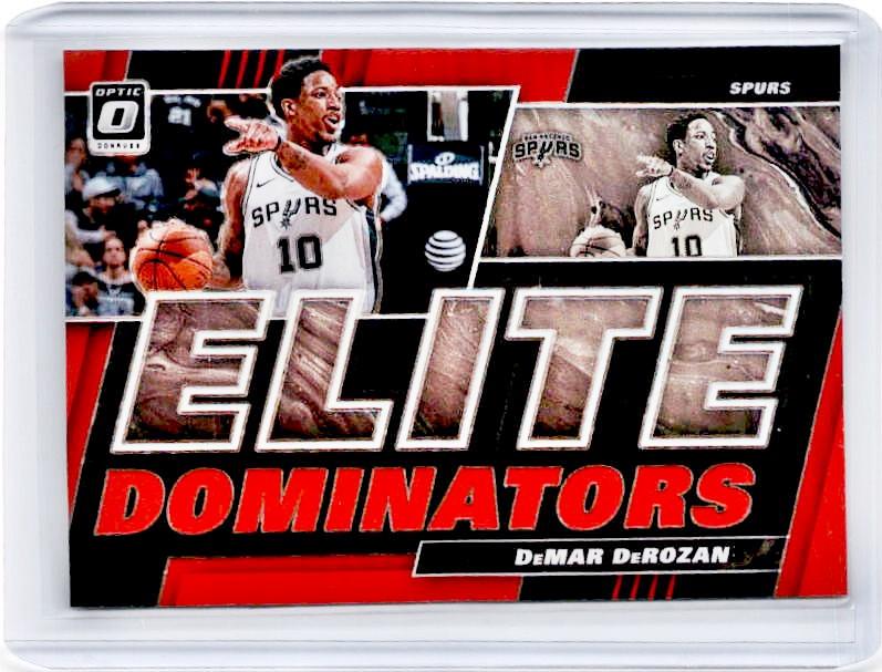 2019-20 Optic DEMAR DEROZAN Elite Dominators Red Prizm 55/99-Cherry Collectables