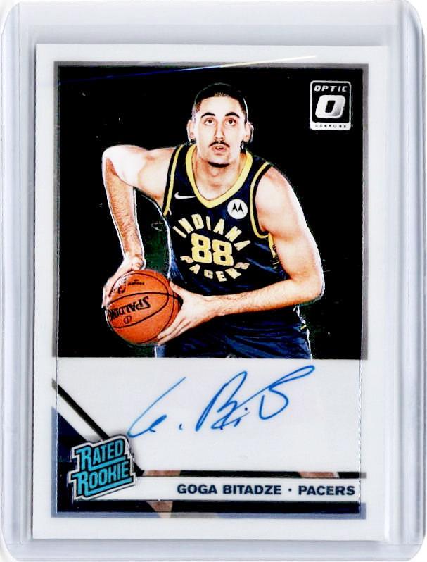 2019-20 Optic GOGA BITADZE Rated Rookie Auto #166-Cherry Collectables