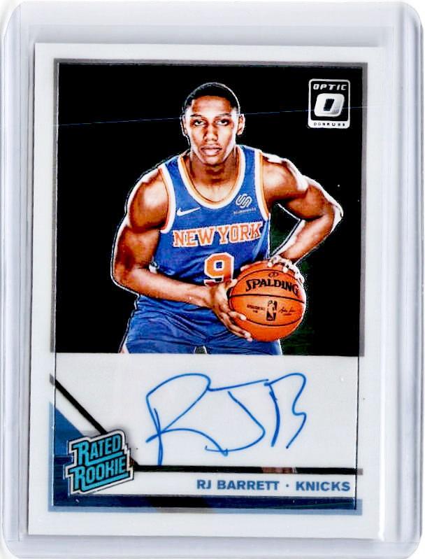 2019-20 Optic RJ BARRETT Rated Rookie Auto #178-Cherry Collectables