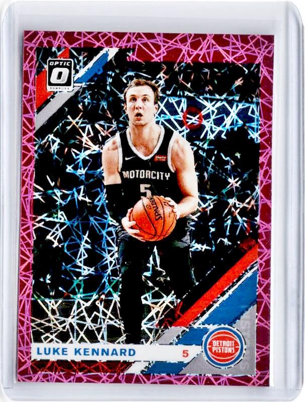 2019-20 Optic LUKE KENNARD Pink Velocity Prizm 26/79-Cherry Collectables