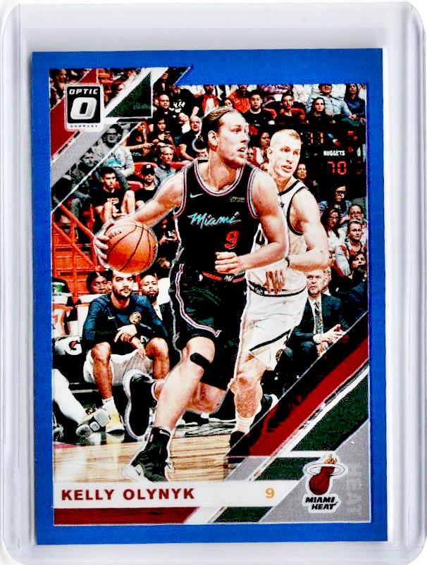 2019-20 Optic KELLY OLYNYK Blue Prizm 59/59-Cherry Collectables