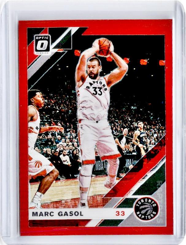 2019-20 Optic MARC GASOL Red Prizm 93/99-Cherry Collectables
