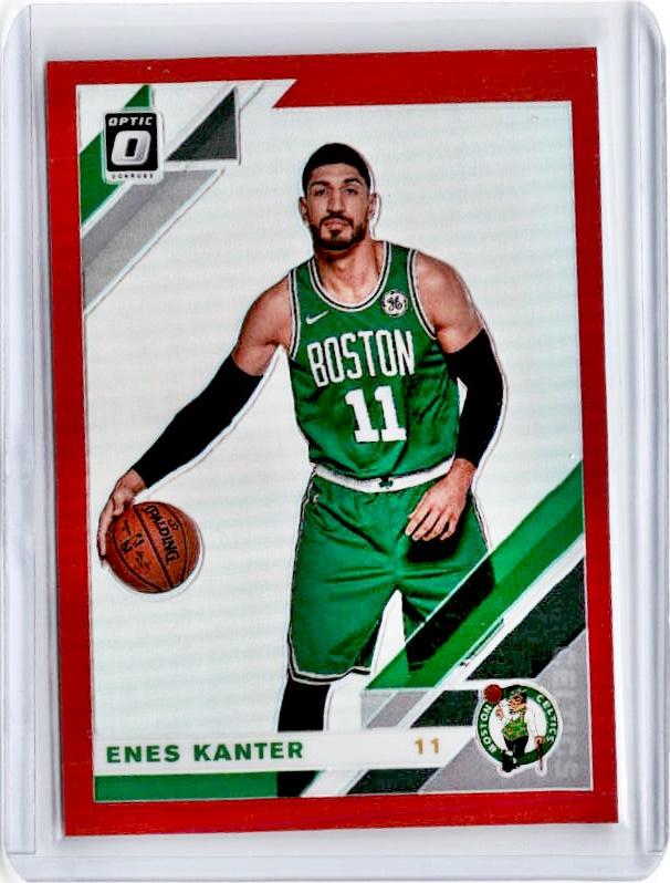 2019-20 Optic ENES KANTER Red Prizm 67/99-Cherry Collectables