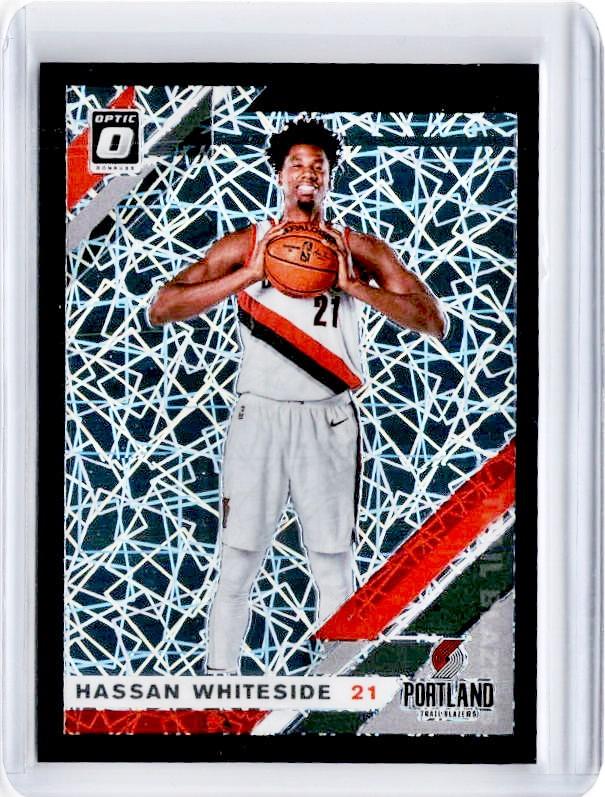 2019-20 Optic HASSAN WHITESIDE Black Velocity Prizm 22/39-Cherry Collectables