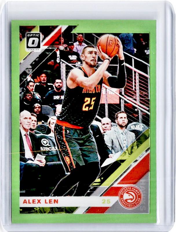 2019-20 Optic ALEX LEN Lime Green Prizm 71/149-Cherry Collectables