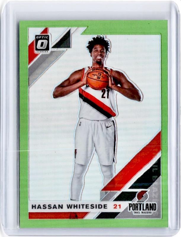 2019-20 Optic HASSAN WHITESIDE Lime Green Prizm 37/149-Cherry Collectables