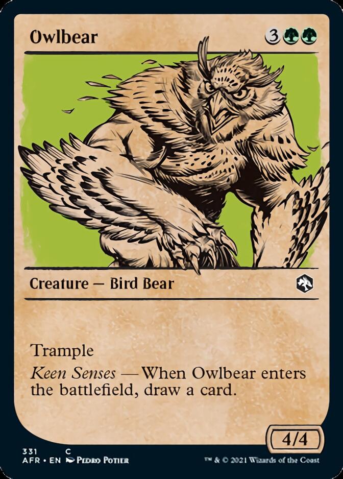 SHOWCASE Owlbear 331 - Adventures in the Forgotten Realm