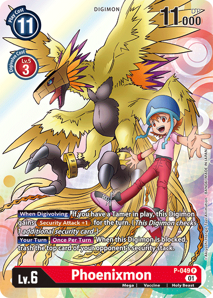 Phoenixmon P-049 - Campaign Promo BT07 Next Adventure
