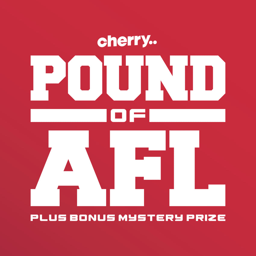 Pound Of AFL Box - Over 200 Football Cards + More