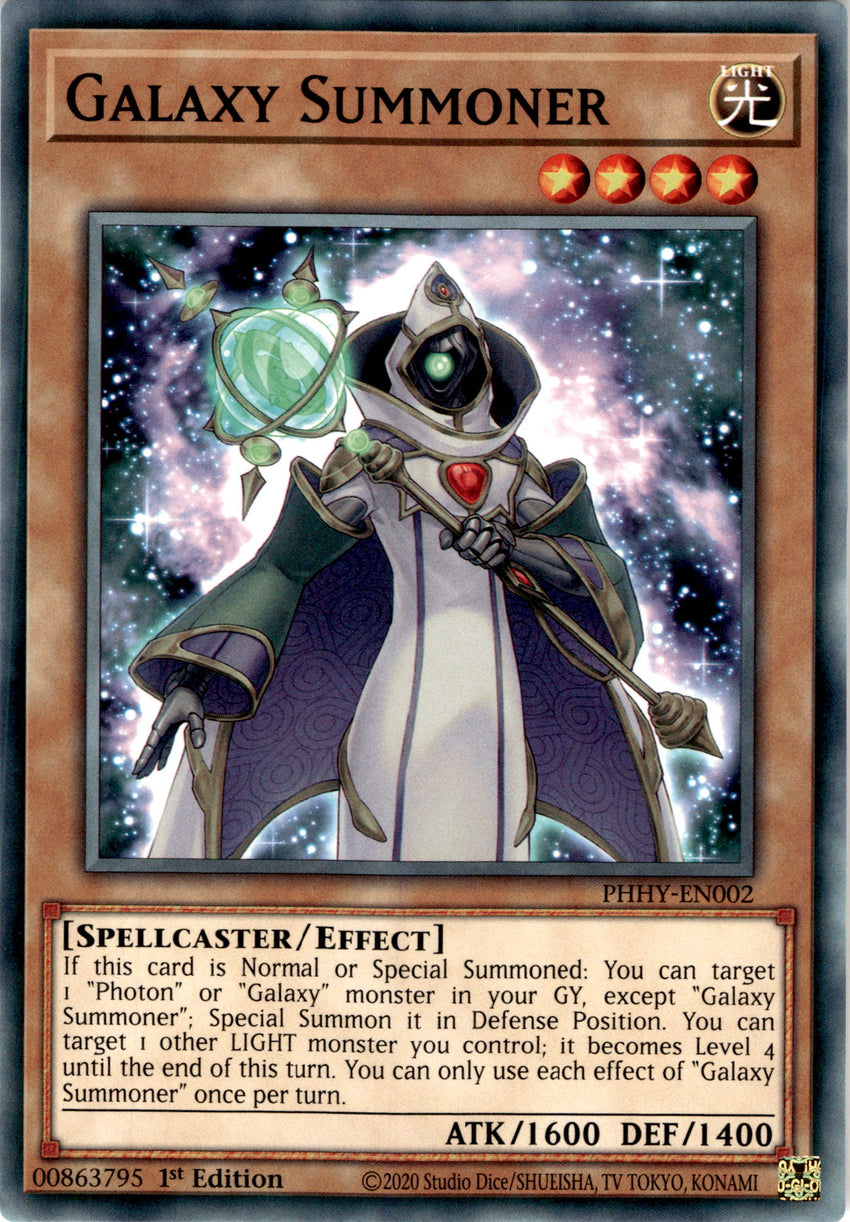 Galaxy Summoner - PHHY-EN002 - Common 1st Edition