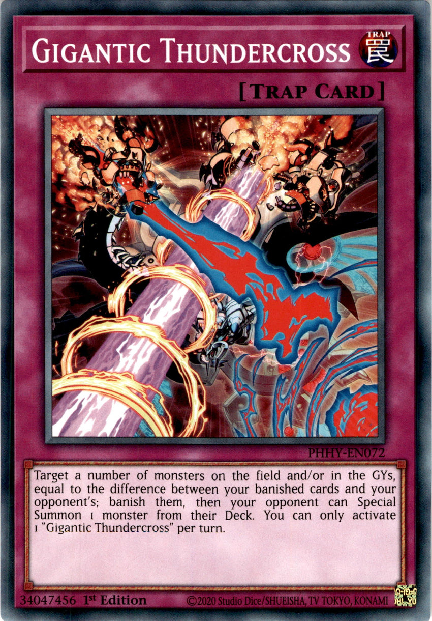Gigantic Thundercross - PHHY-EN072 - Common 1st Edition