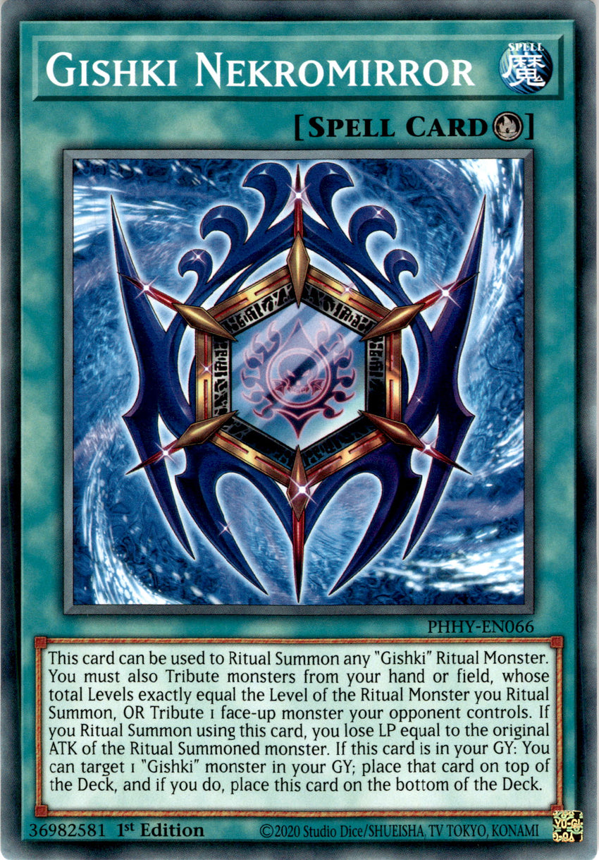 Gishki Nekromirror - PHHY-EN066 - Common 1st Edition