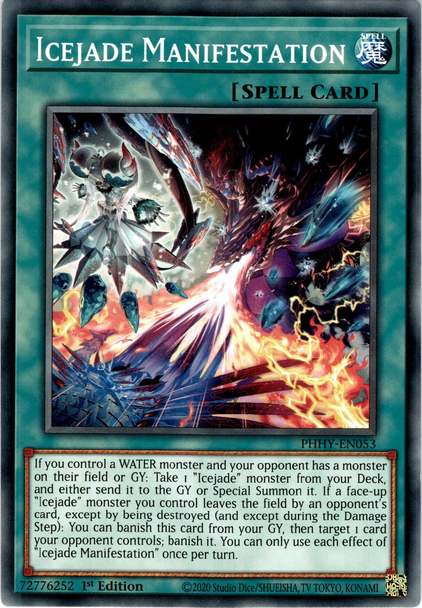 Icejade Manifestation - PHHY-EN053 - Common 1st Edition