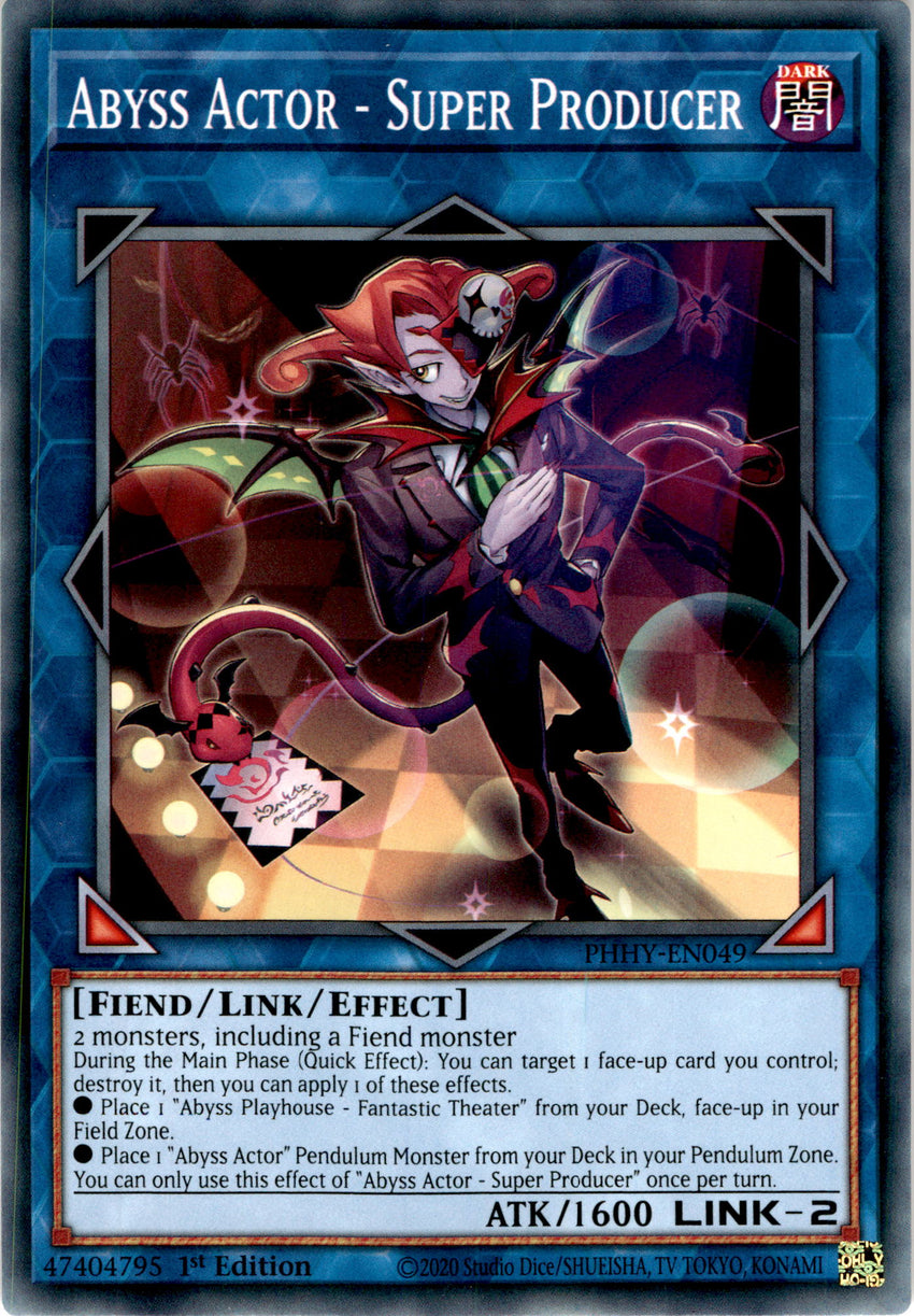Abyss Actor - Super Producer - PHHY-EN049 - Common 1st Edition