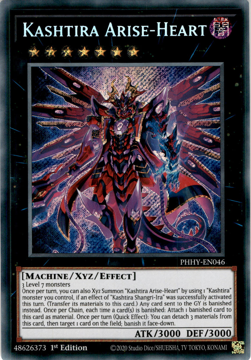 Kashtira Arise-Heart - PHHY-EN046 - Secret Rare 1st Edition
