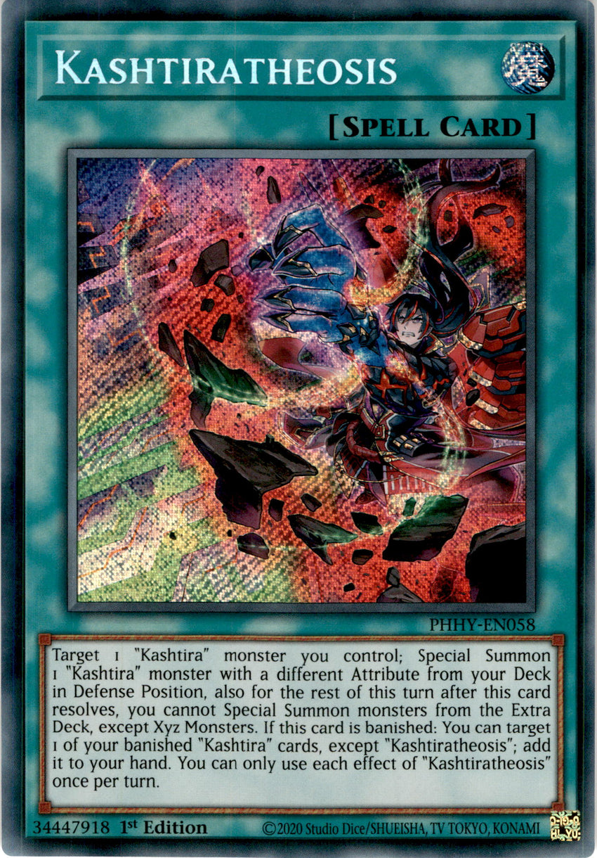 Kashtiratheosis - PHHY-EN058 - Secret Rare 1st Edition