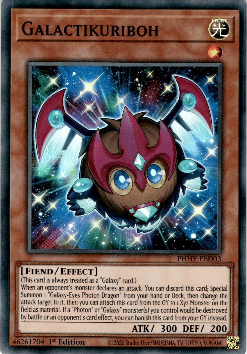 Galactikuriboh - PHHY-EN003 - Super Rare 1st Edition