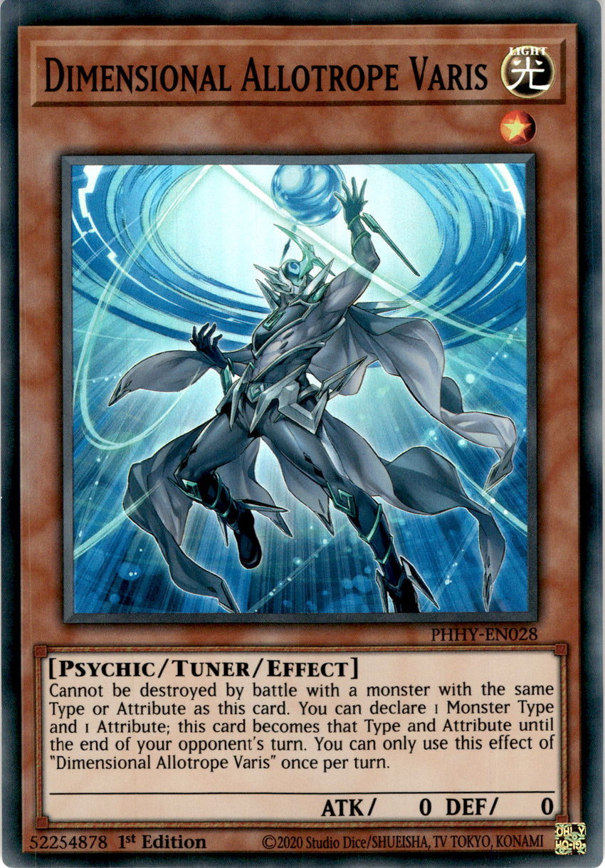 Dimensional Allotrope Varis - PHHY-EN028 - Super Rare 1st Edition