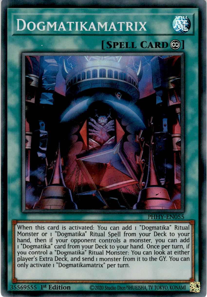 Dogmatikamatrix - PHHY-EN055 - Super Rare 1st Edition