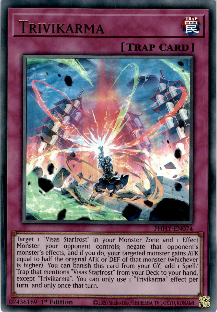 Trivikarma - Phhy-en074 - Ultra Rare 1st Edition