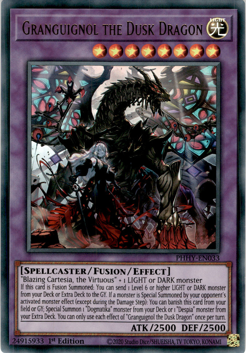 Granguignol the Dusk Dragon - PHHY-EN033 - Ultra Rare 1st Edition