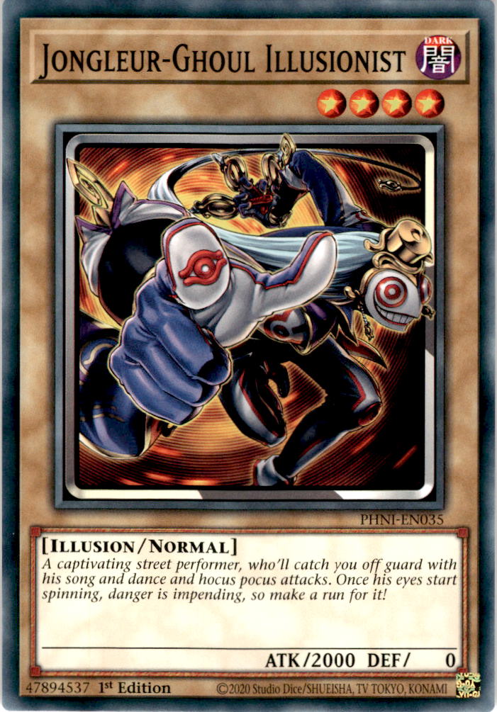 illusionist cards yugioh Playset 3 3x Jongleur-ghoul Illusionist - Phni-en035