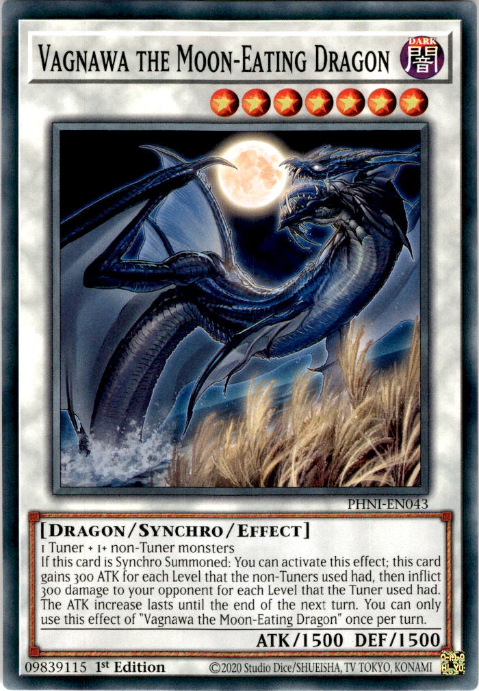 Vagnawa the Moon-Eating Dragon - PHNI-EN043 - Common 1st Edition