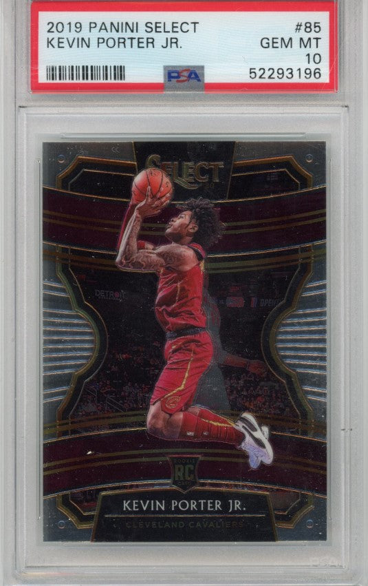 2019-20 Select Kevin Porter Jr Base Courtside Rookie No 85 Psa 10 196