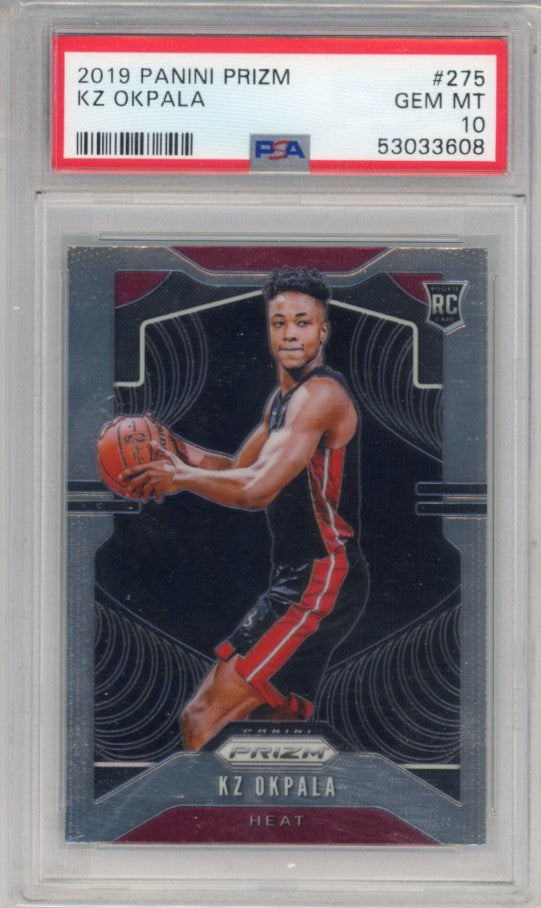 2019-20 Prizm Kz Okpala Base Rookie No 275 Psa 10 608