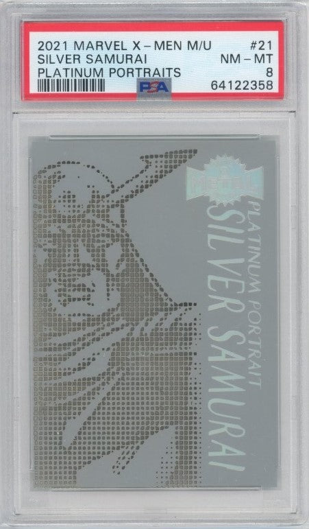 2020-21 X-men Metal Universe Silver Samurai Platinum Portraits Ssp No 21 PSA 8 358