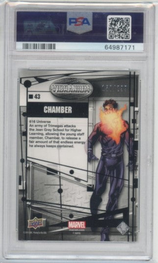 2015 Marvel Vibranium Chamber Molten 157/299 PSA 9