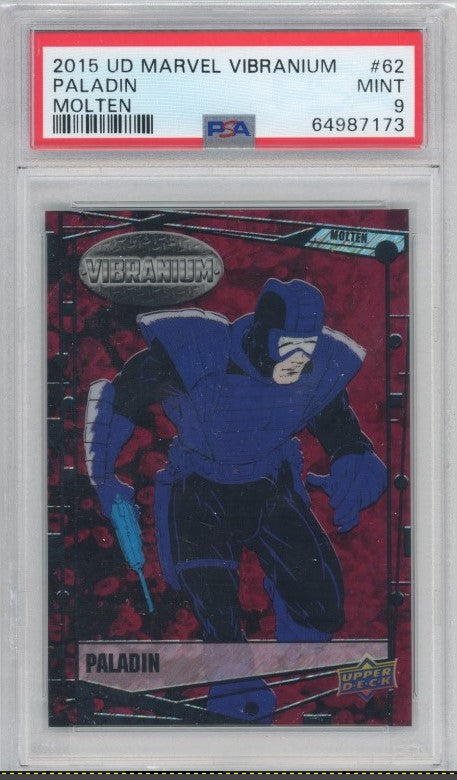 2015 Marvel Vibranium Paladin Molten 60/299 PSA 9