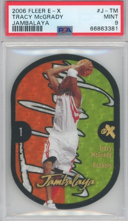 2006 Fleer E-x Tracy Mcgrady Jambalaya No J-tm PSA 9 381
