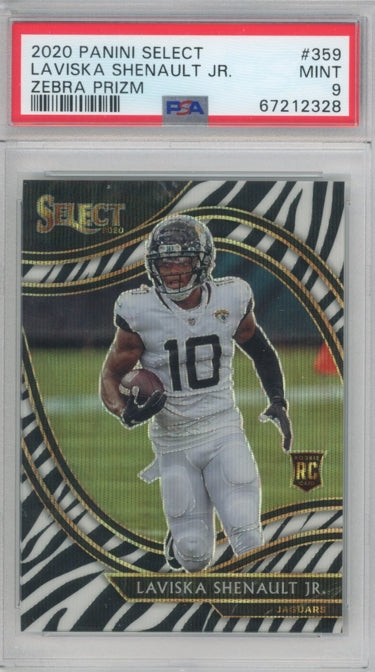 2020 Select Laviska Shenault Jr. Field Level Rookie Zebra Ssp No 359 Psa 9 328