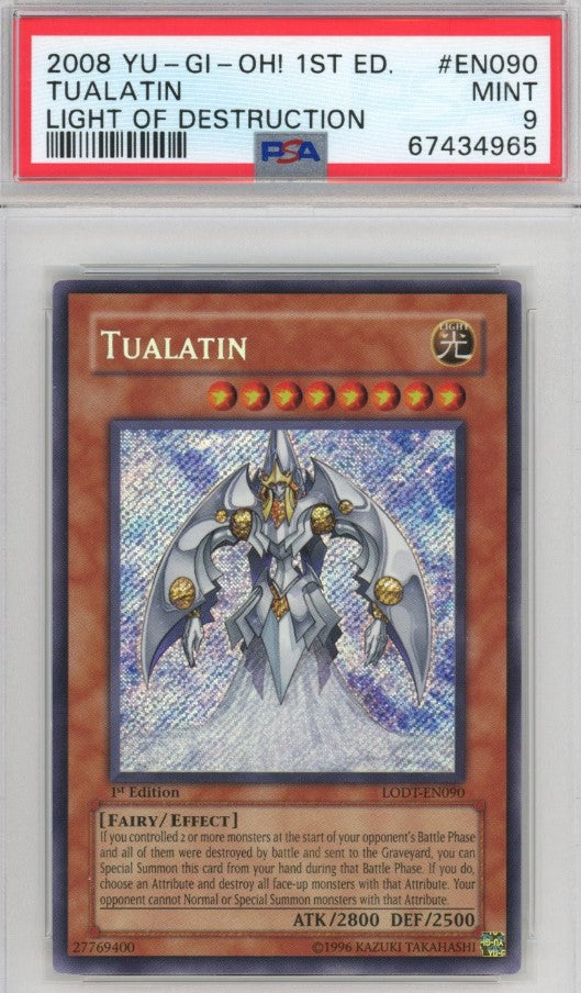 PSA 9 Tualatin - LODT-EN090 - Secret Rare 1st Editon 965