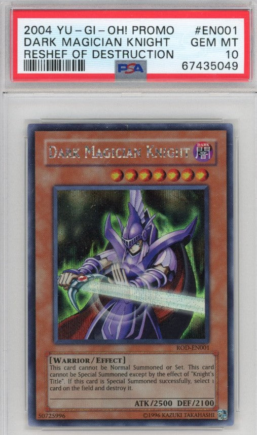 PSA 10 Dark Magician Knight - ROD-EN001 - Prismatic Secret Game Boy Promo 049