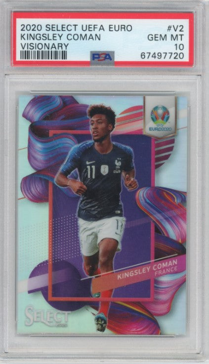 2020 Select Uefa Euro Kingsley Coman Visionary Ssp No 2 PSA 10 720