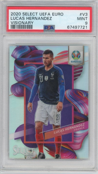 2020 Select Uefa Euro Lucas Hernandez Visionary Ssp No 3 PSA 9 721