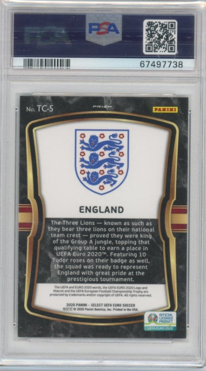 2020 Select Uefa Euro England Team Crests Silver Prizm Sp No 5 PSA 10 738