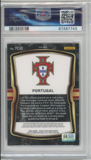 2020 Select Uefa Euro Portugal Team Crests Silver Prizm Sp No 12 PSA 10 743
