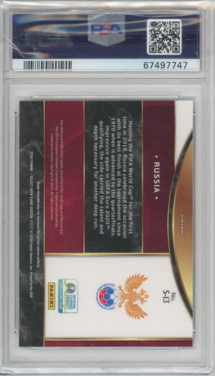 2020 Select Uefa Euro Russia Squads Silver Prizm Sp No 13 PSA 10 747