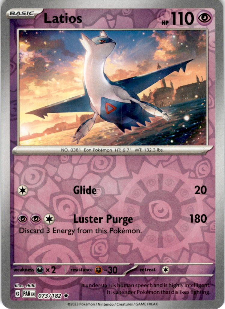 Latios - 073/182 - Reverse Holo Paradox Rift – Cherry Collectables