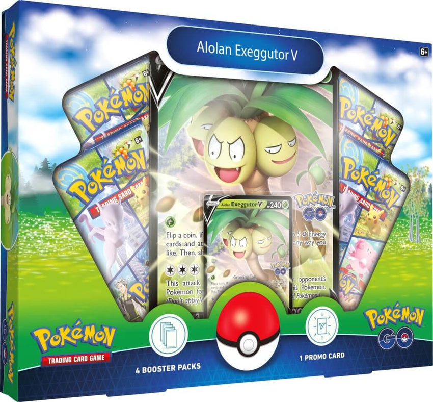 Pokemon TCG Pokémon GO Alolan Exeggutor V Collection Box